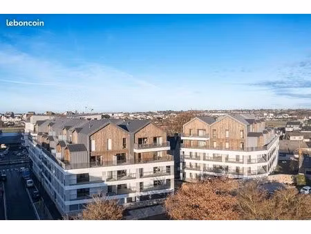 t2 neuf 43 m² + beau balcon + parking sous-sol – saint-malo (35400)