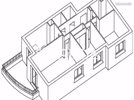 appartement 3 pièces 66 m²