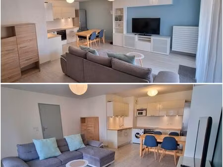 a louer à ville la grand bel appartement meublé t2 de 52 m² avec grand balcon et parking