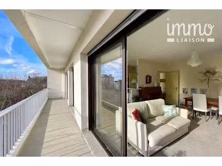 calme et soleil pour ce t3 avec loggias à deux pas du centre ville