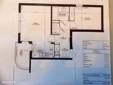 particulier loue f2 vetraz monthoux