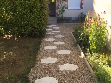 location meublée – maison t2 avec jardin et garage – joué-lès-tours centre