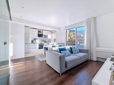 cannet mairie - 2/3 pieces lumineux vue degagee - parking en sous-sol