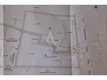 vente terrain 884 m² sandillon (45640)