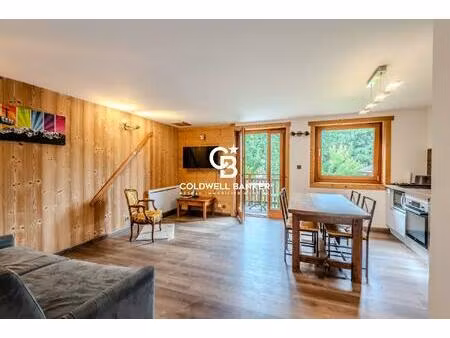 appartement t2  41.64 m² dans ferme rénovée- chamonix les praz