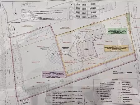 vente terrain 1029 m2 à chessy