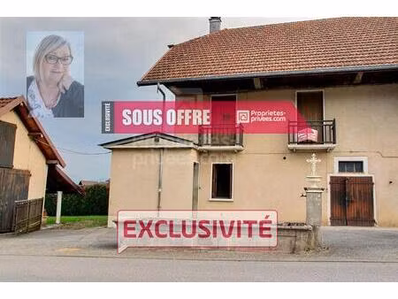 73100 gresy sur aix  maison mitoyenne   3 chambres sur gresy-sur-aix  parcelle de 440m2