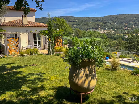 maison coup de coeur dans cadre champêtre à 2 pas de draguignan avec vue panoramique.