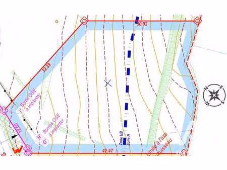 vente terrain à saint-pierre-d'irube (64990) : à vendre / 1500m² saint-pierre-d'irube