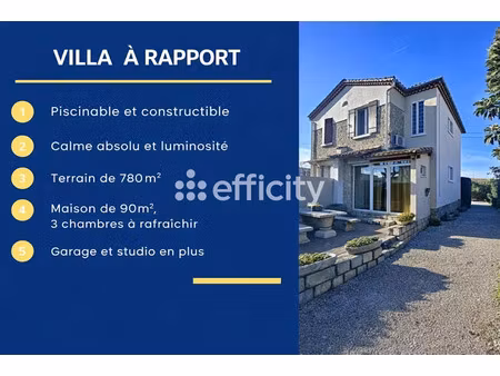 vente maison 4 pièces 90.88 m² à berre-l'etang (13130)  353 000 €