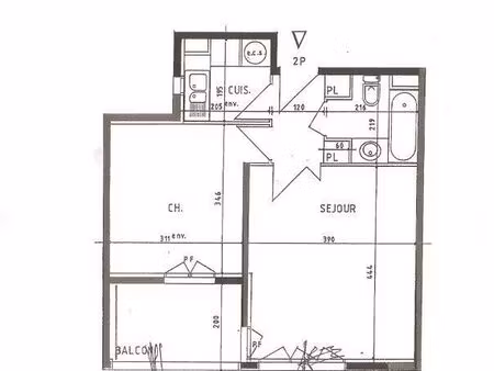 location appartement 2 pièces 39 m² à paris 10 (75010)