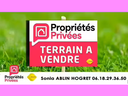 en vente terrain constructible 5 78 ares – 11 600 € |brains-sur-les-marches