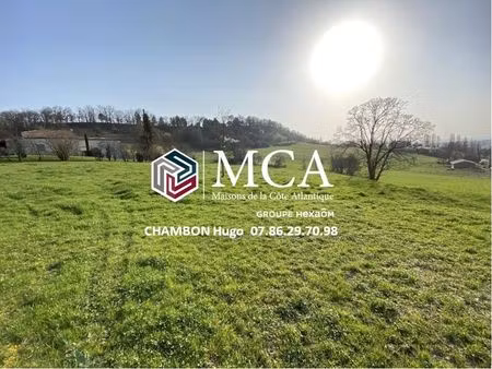 vente terrain 1400 m² agen (47000)