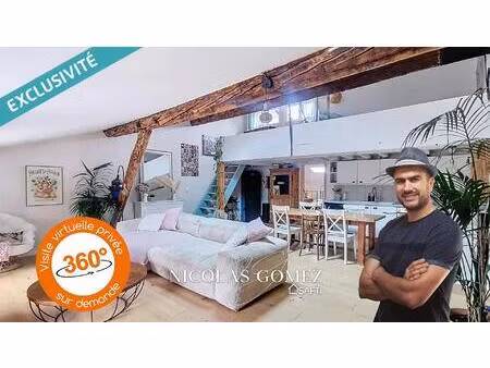 appartement t3 atypique de 90 m² habitable avec 1 chambre - collonges-au-mont-d'or