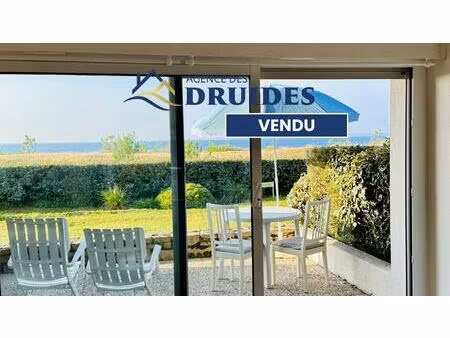 a vendre face mer carnac appartement 3 pièces - 2 chambres - 43.54 m2 avec garage