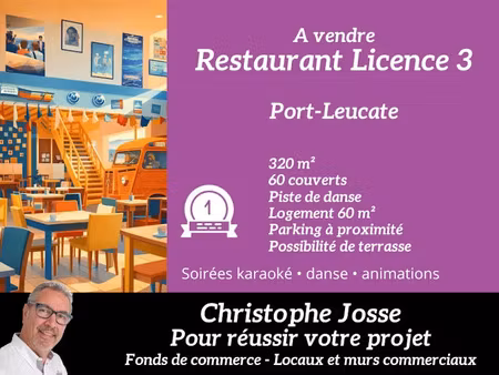 vente locaux professionnels 320 m² à port leucate (11370)  85 000 €