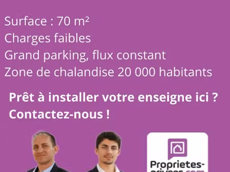 location locaux professionnels 70 m² à fourchambault (58600)  1 200 €