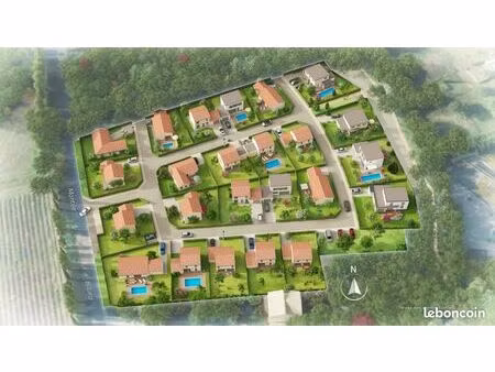 terrain 405 m² les granges gontardes