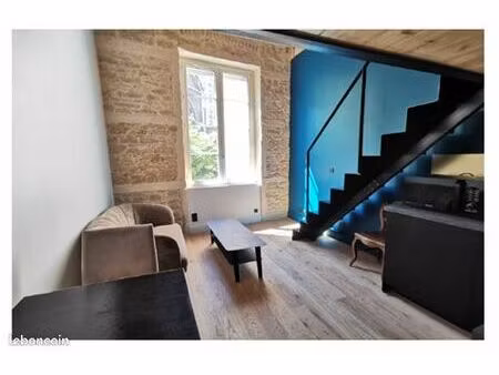 très joli canut rénové et meublé - lyon croix-rousse gros cailloux