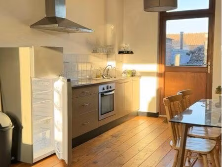 appartement t2 type maison avec terrasse - centre wambrechies