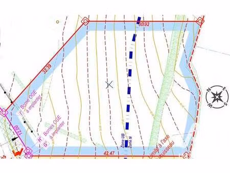 terrain constructible à vendre