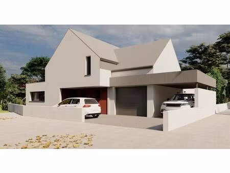 terrain avec maison neuve à vendre