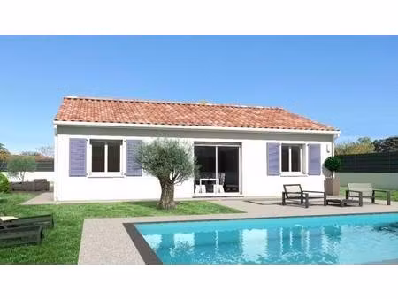 terrain avec maison neuve à vendre