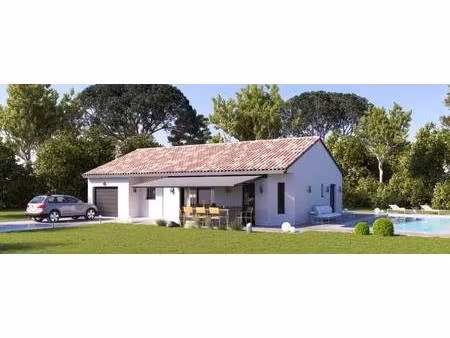 terrain avec maison neuve à vendre