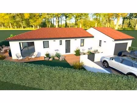 terrain avec maison neuve à vendre