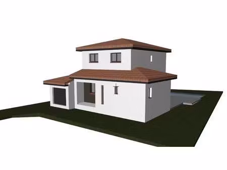 terrain avec maison neuve à vendre