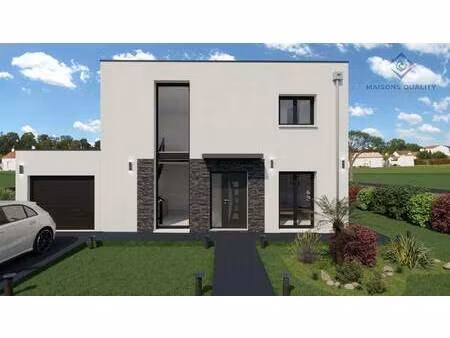 terrain avec maison neuve à vendre