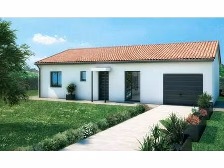 terrain avec maison neuve à vendre