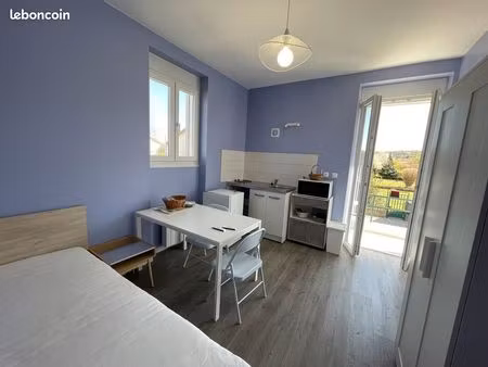 studio meublé proche univercité campus des cézeaux aubiere - charges tous inclus