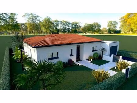 terrain avec maison neuve à vendre