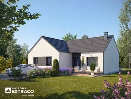 terrain avec maison neuve à vendre