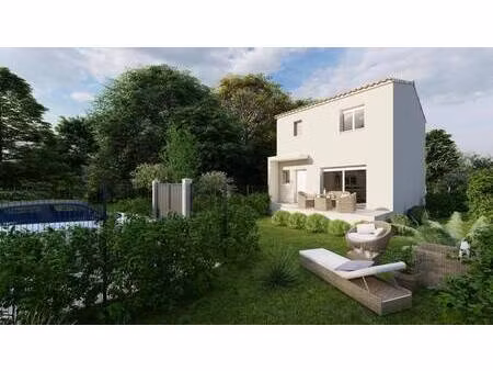 terrain avec maison neuve à vendre