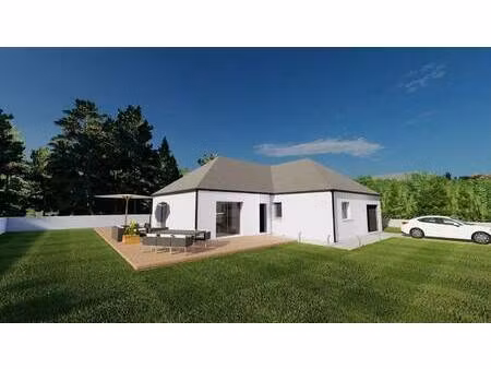 terrain avec maison neuve à vendre