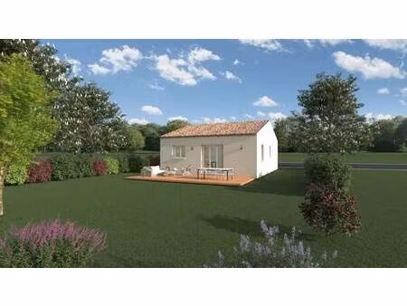 terrain avec maison neuve à vendre