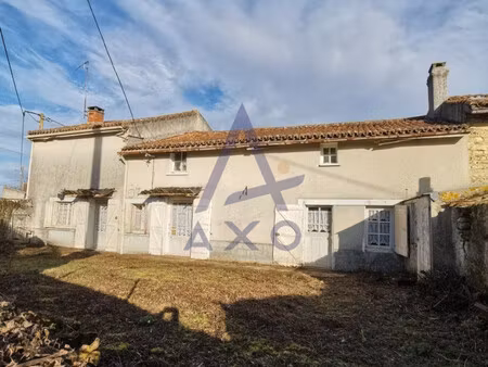vente maison thenezay  83m² 4 pièces 39 000€ deux-sèvres