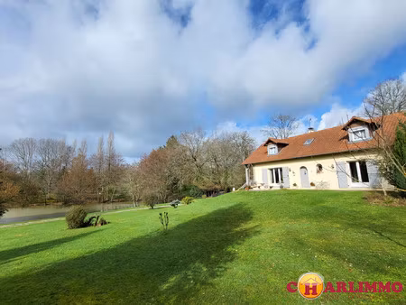 maison 4 chambres avec étang