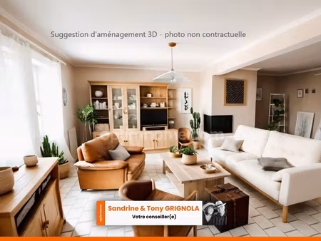 maison à vendre à glos (14100)  130 m²  4 chambres  jardin paysager et grand sous-sol  pro