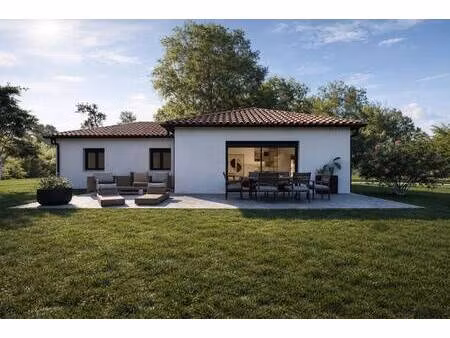 terrain avec maison neuve à vendre