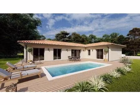 terrain avec maison neuve à vendre