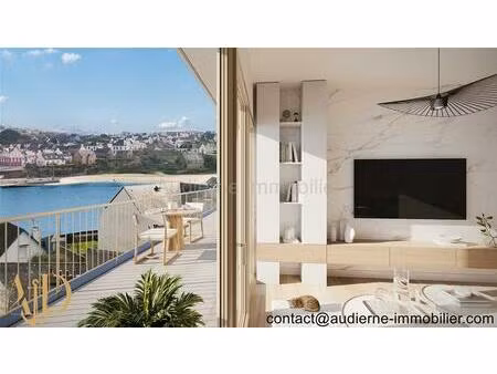 appartement neuf t2 - prêt en 2027 - vue sur le port et accès centre-ville audierne