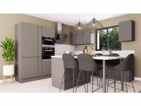 terrain avec maison neuve à vendre