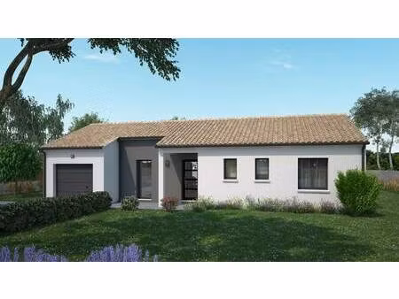 terrain avec maison neuve à vendre