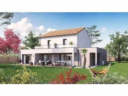 terrain avec maison neuve à vendre