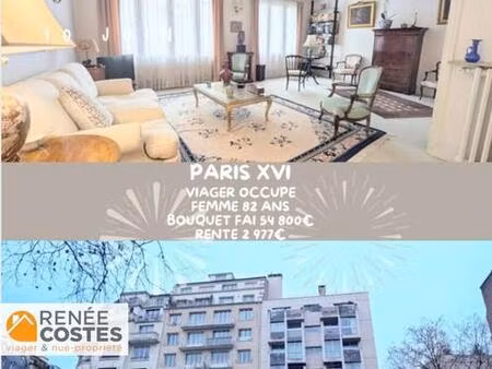 viager occupé - f81 ans - paris (75016)