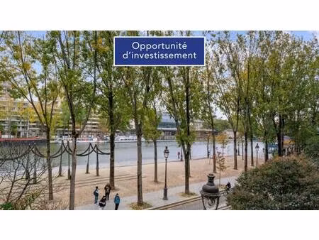 appartement occupé paris 19ème