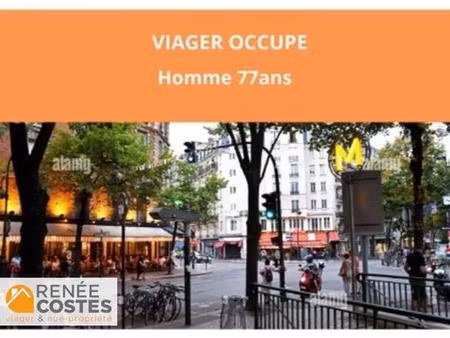 viager occupé - h77 ans - paris (75015)